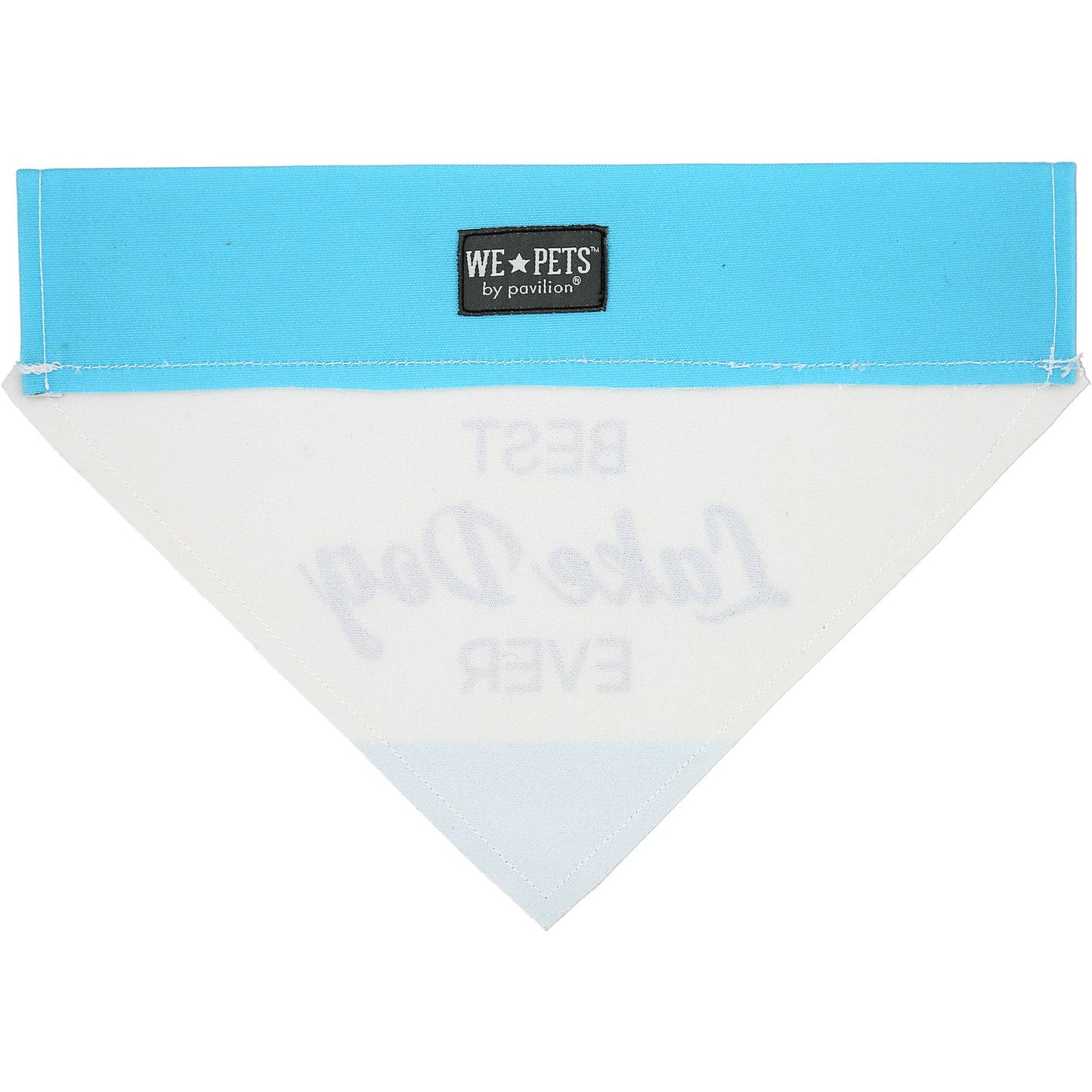 Lake Dog - 12" x 8" Canvas Slip on Pet Bandana: 12" x 8" Medium-Large