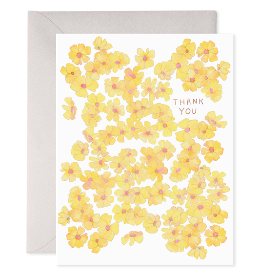 Yellow Flowers Thank You | Boxed set of 6