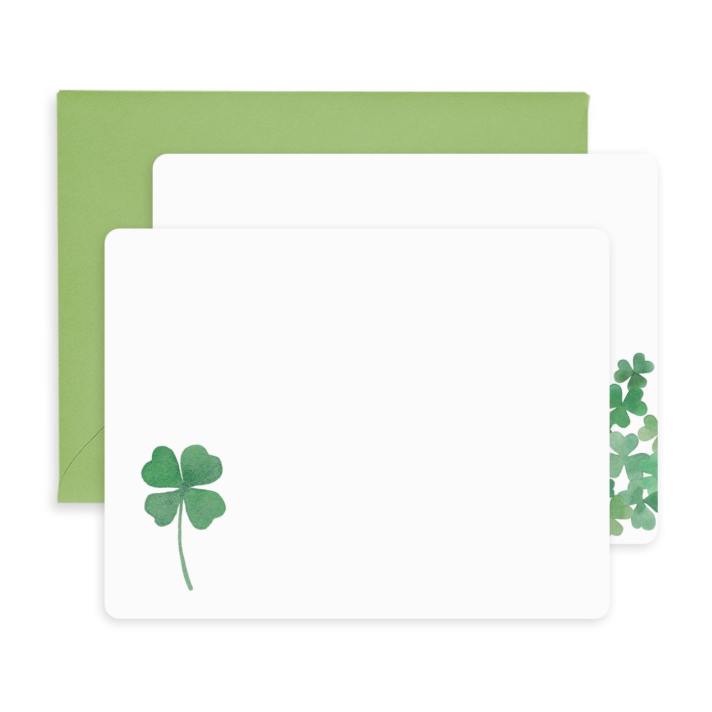Shamrock Flat Notes – Boxed Set of 8 Notecards