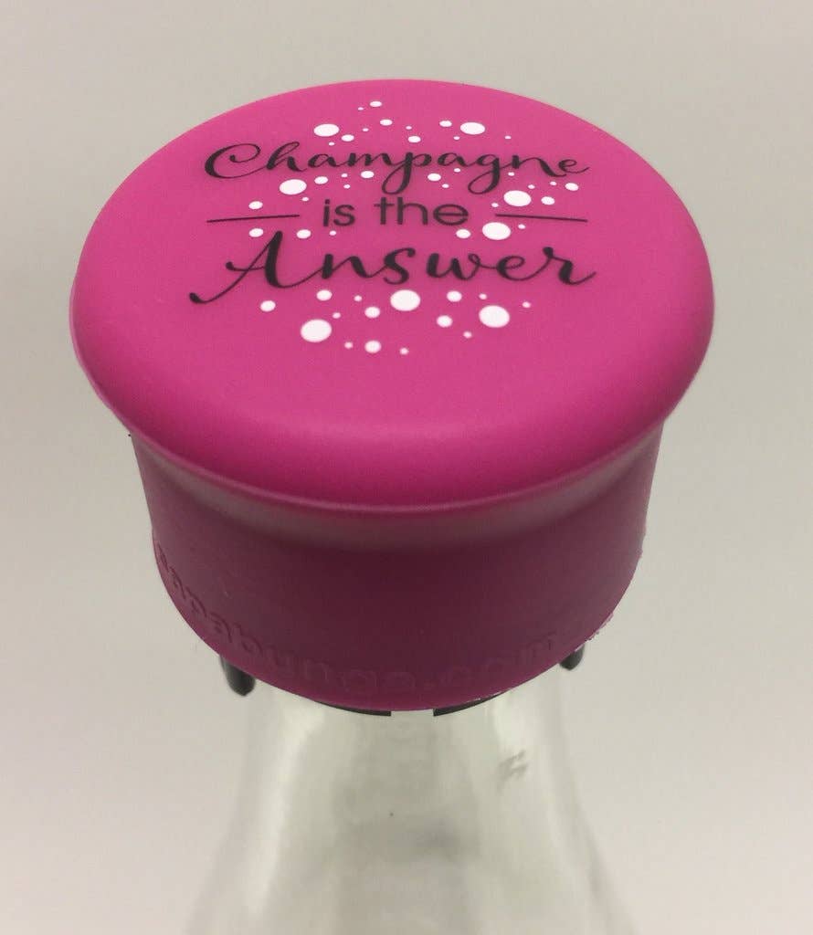 CapaBubbles® Champagne is the Answer Champagne Stopper