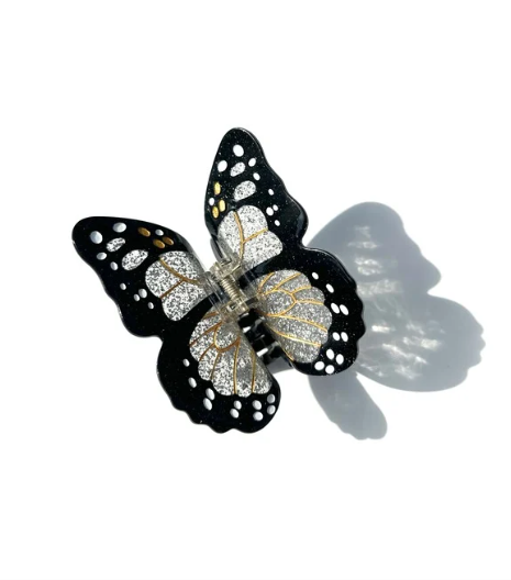 Monarch Butterfly Claw Clip: Multi Tortoise