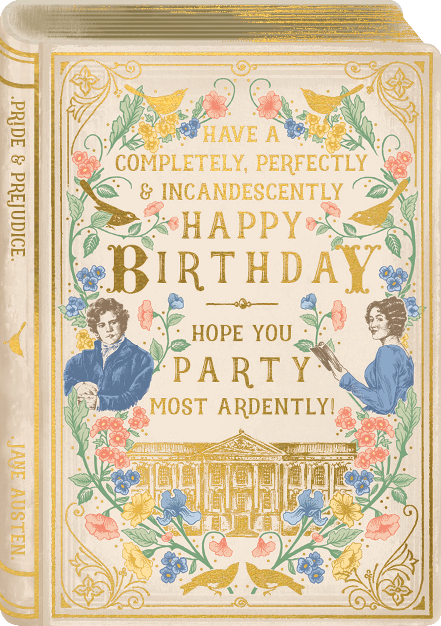 STORYBOOK PRIDE PREJUDICE BIRTHDAY CARD