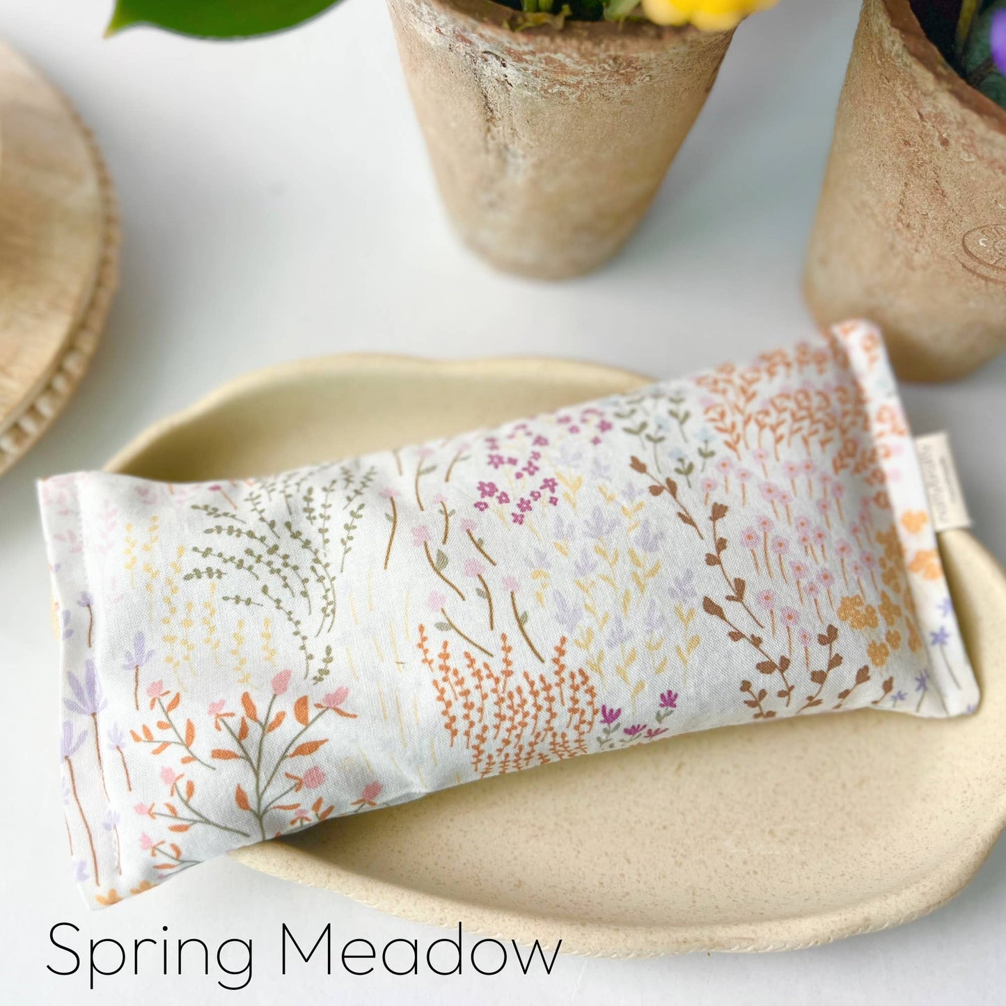 Eye Pillow - Migraine Mask: Painted Blooms