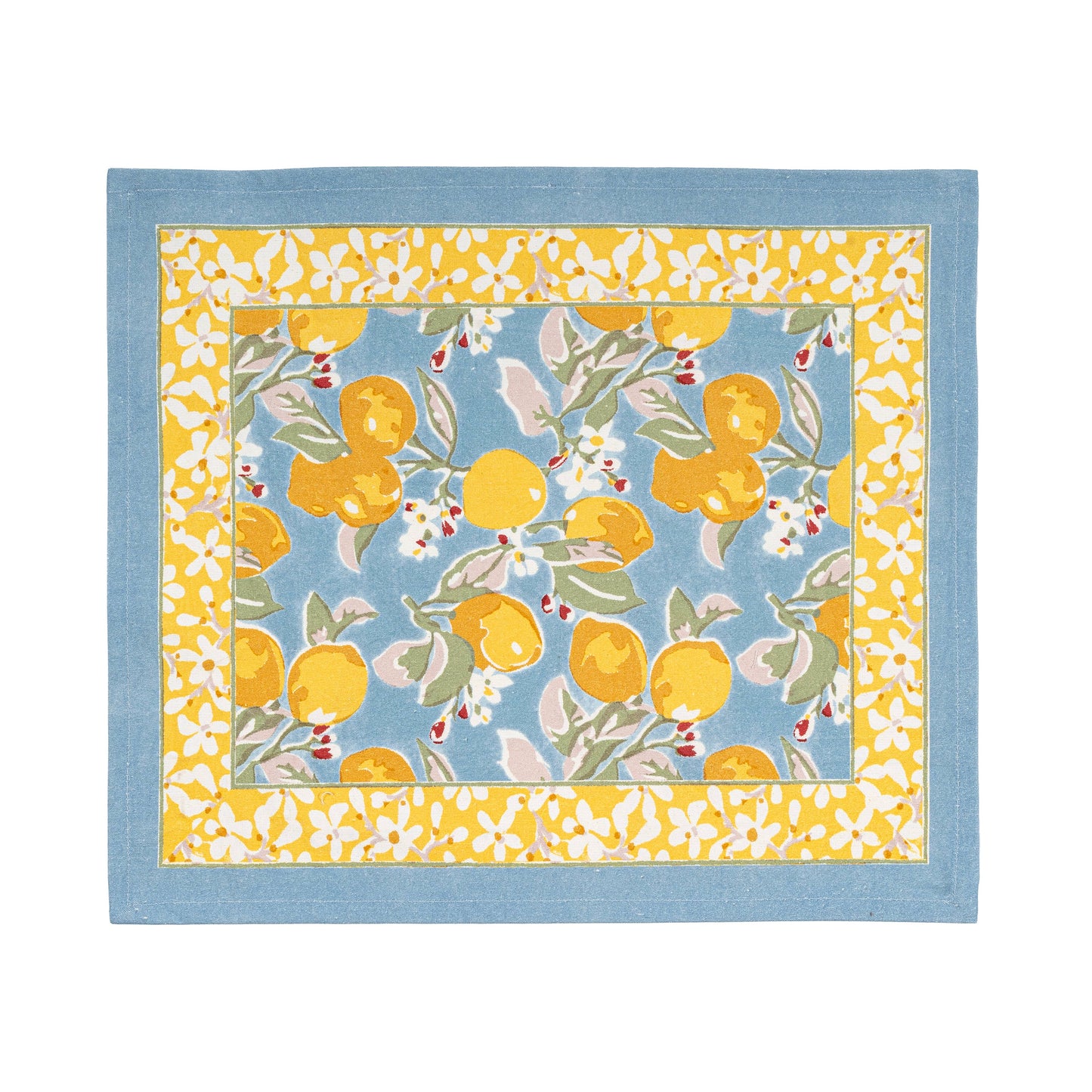 Citron Blue & Yellow Placemats 15x18