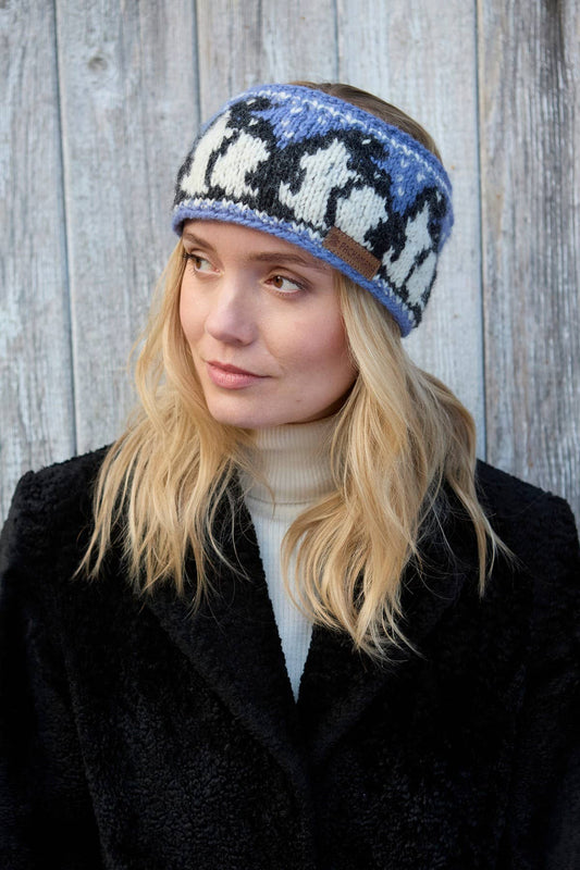 Huddle of Penguins Ear Warmers Headband