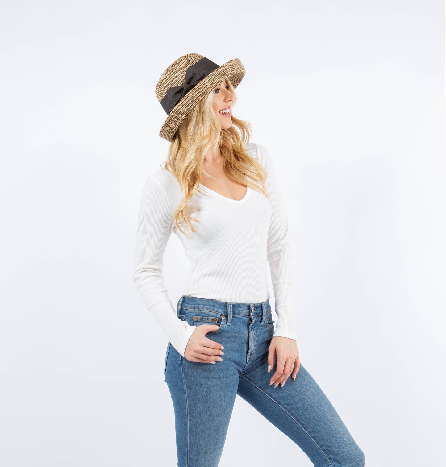 8533 Hat Spring: Natural Tweed