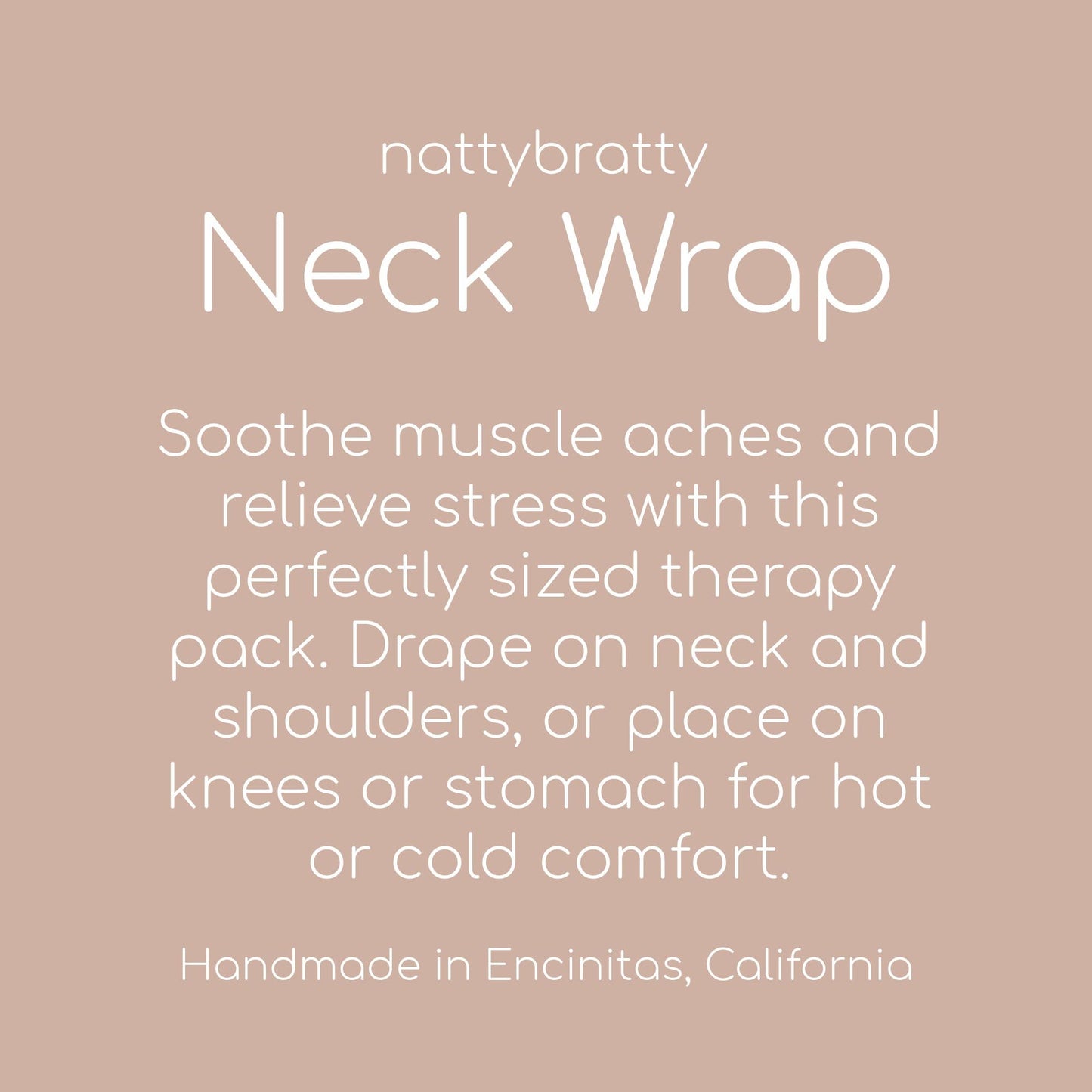 Neck Wrap : Painted Blooms (Scented) / With Handles