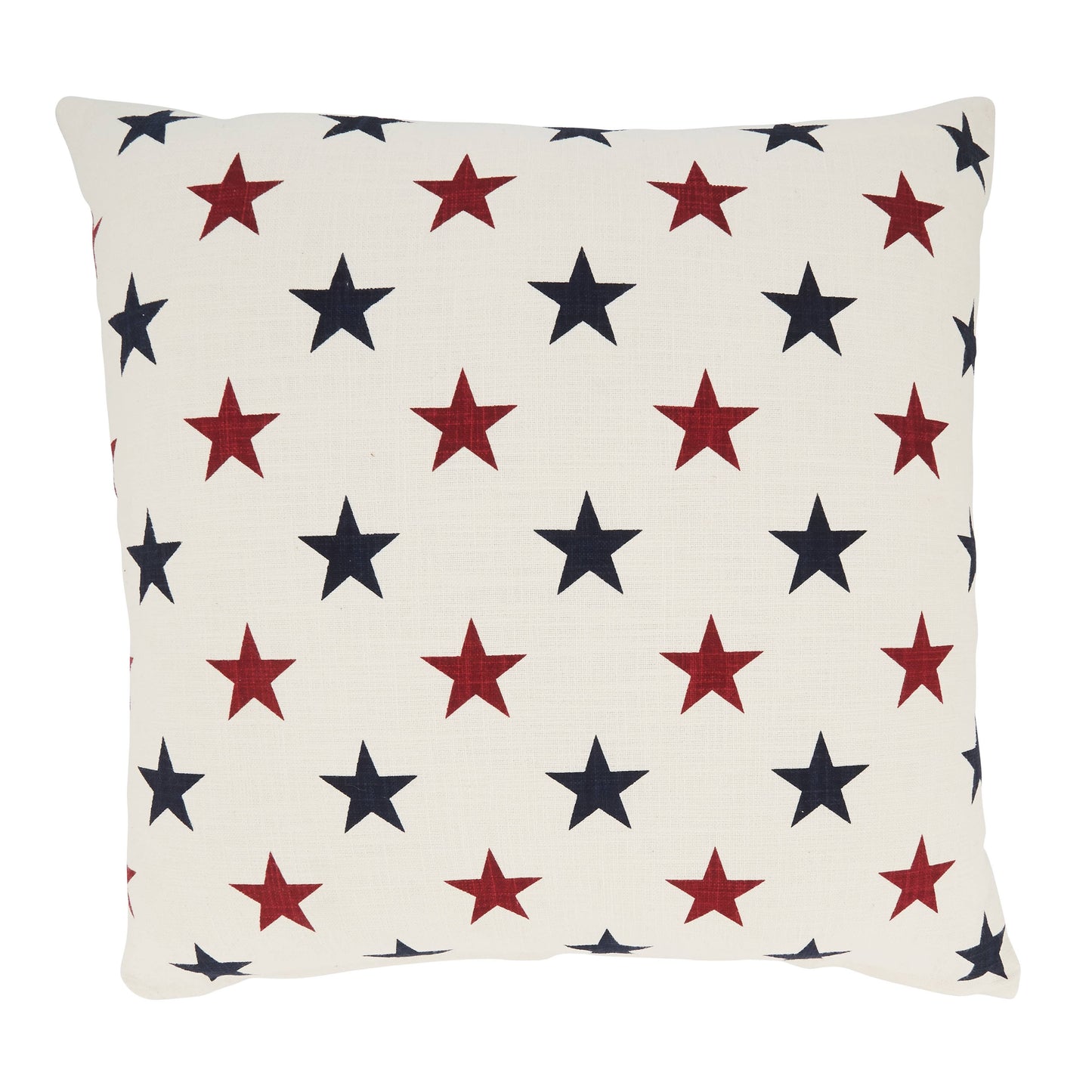 Americana Stars Throw Pillow: Red/White/Blue / Poly Filled / 13"x20"