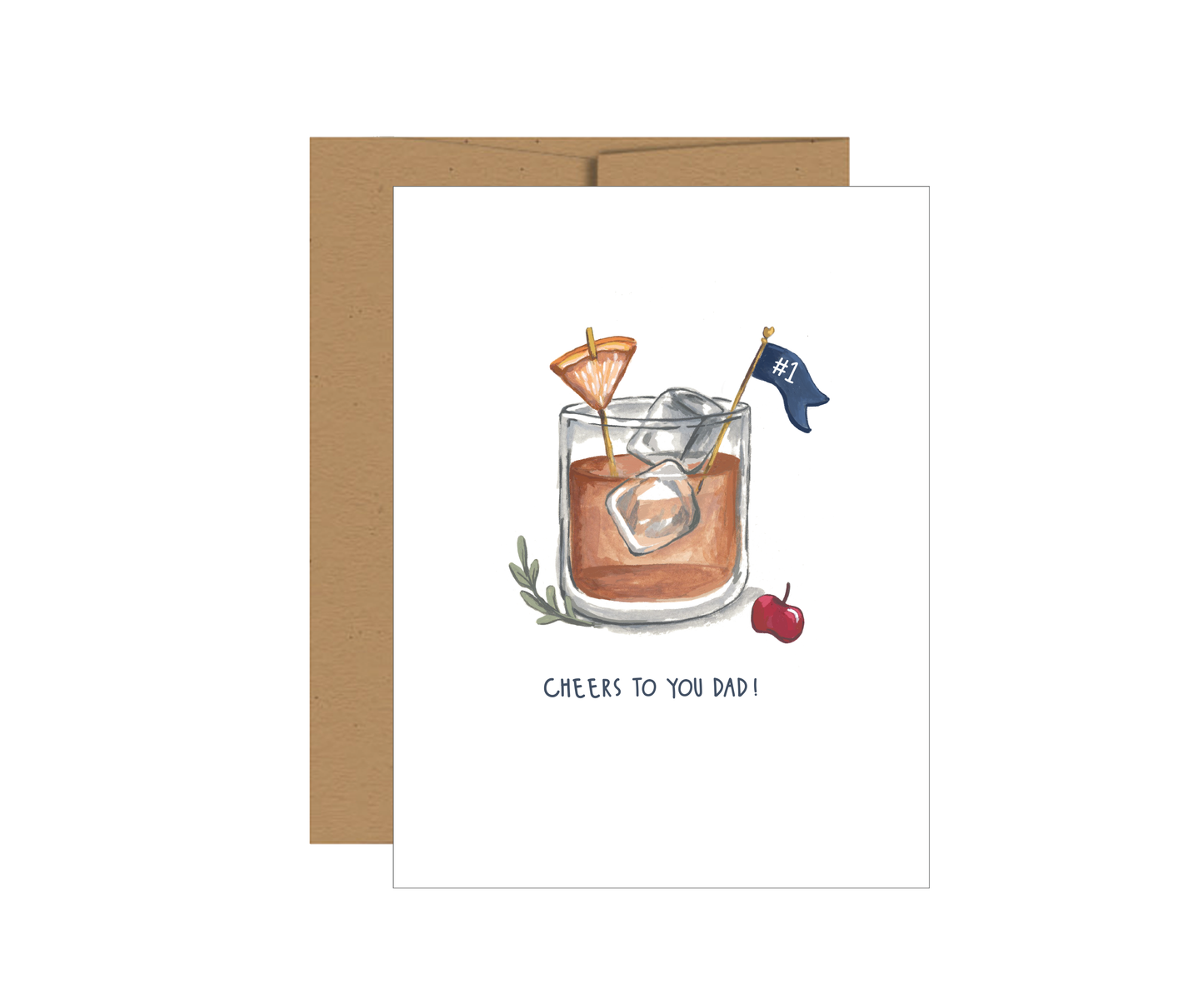 Father's Day Cheers Greeting card
