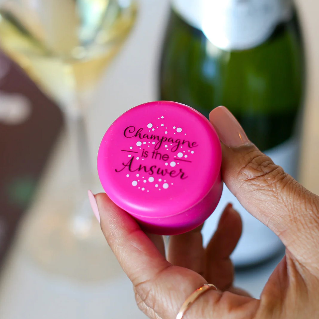 CapaBubbles® Champagne is the Answer Champagne Stopper