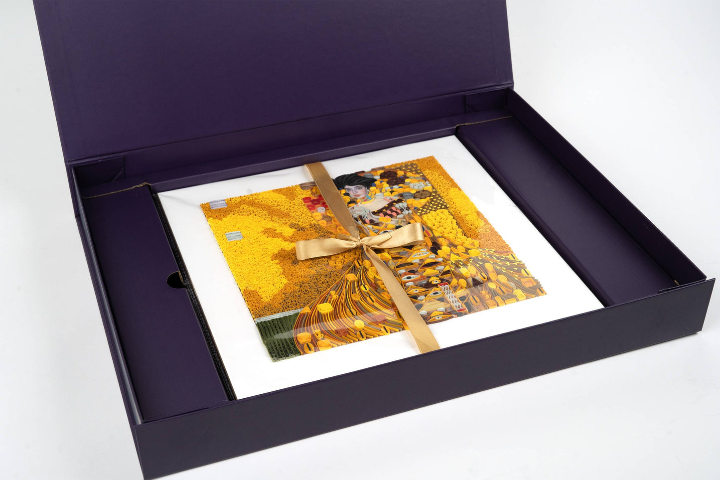 Quilled The Lady in Gold Art, Klimt (11in. X 11in.)