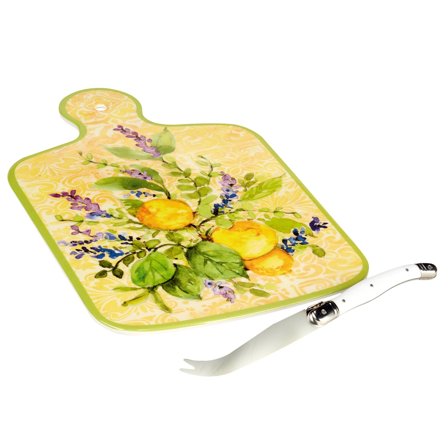 Lemon Zest Melamine Gift Cheese Board