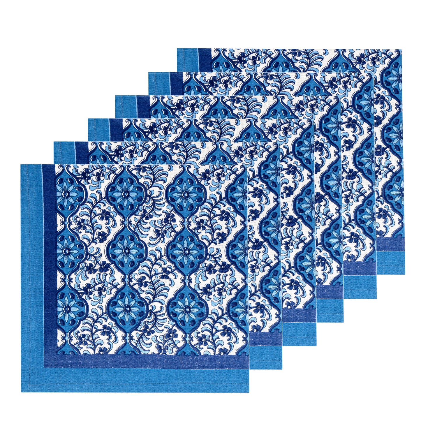 Azulejo Blue Napkins 19x19