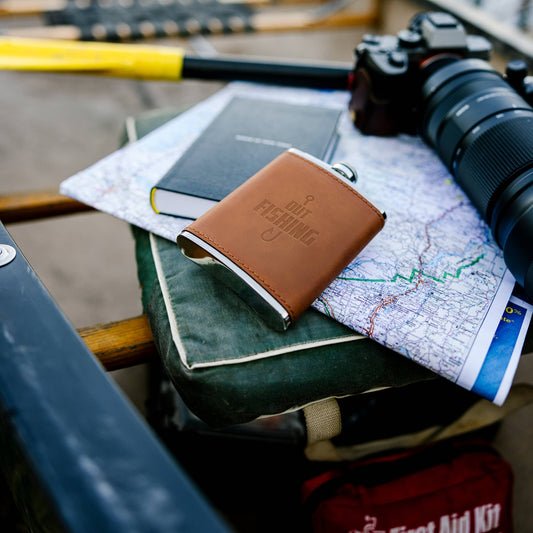 Out Fishing Flask