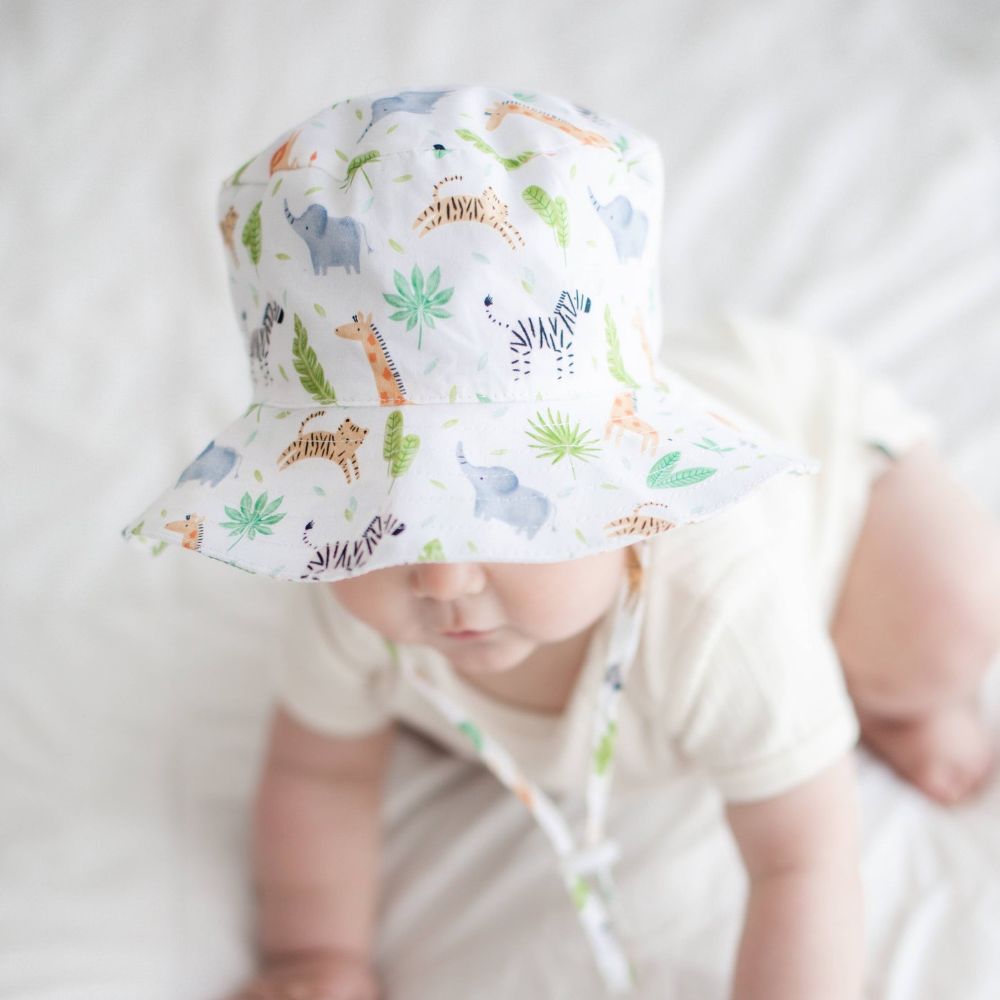 Jungle Bucket Hat: 6-12 months