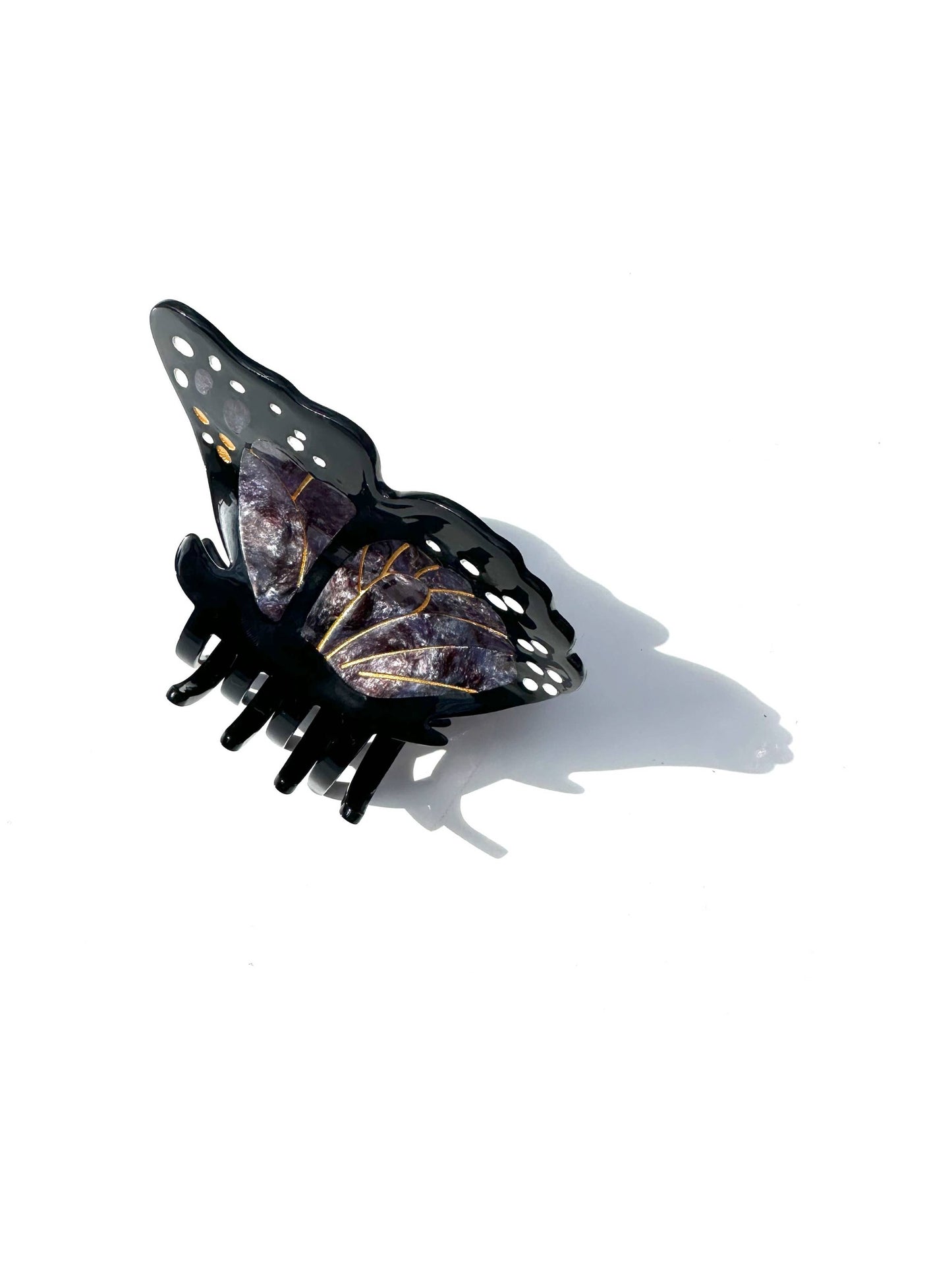 Monarch Butterfly Claw Clip: Multi Tortoise