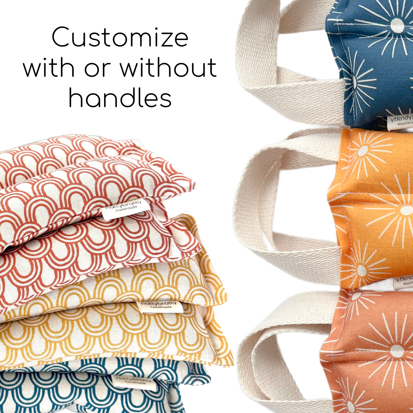 Neck Wrap : Painted Blooms (Scented) / With Handles