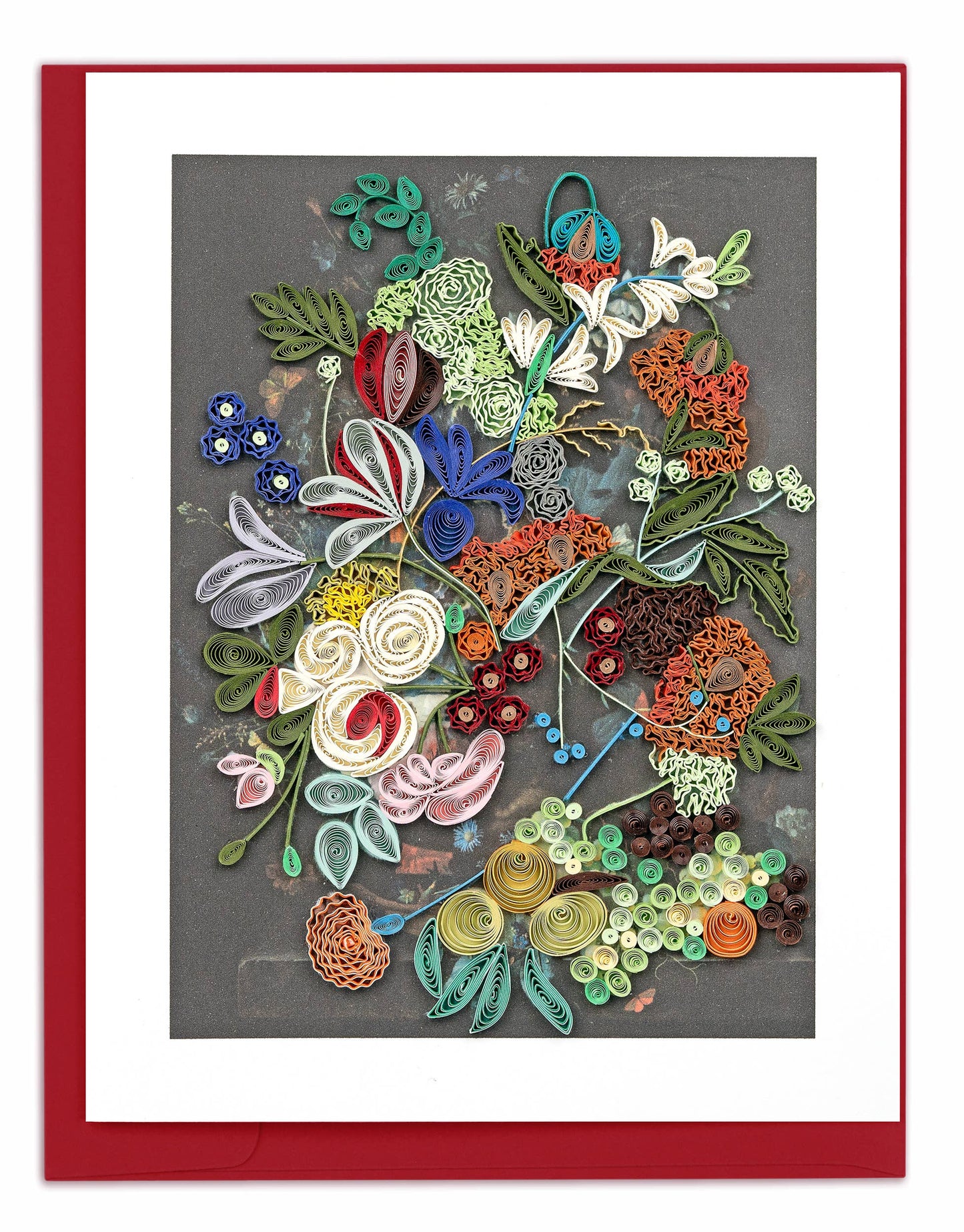 Artist Series – Quilled Still Life with Flowers and Fruit, Huysum