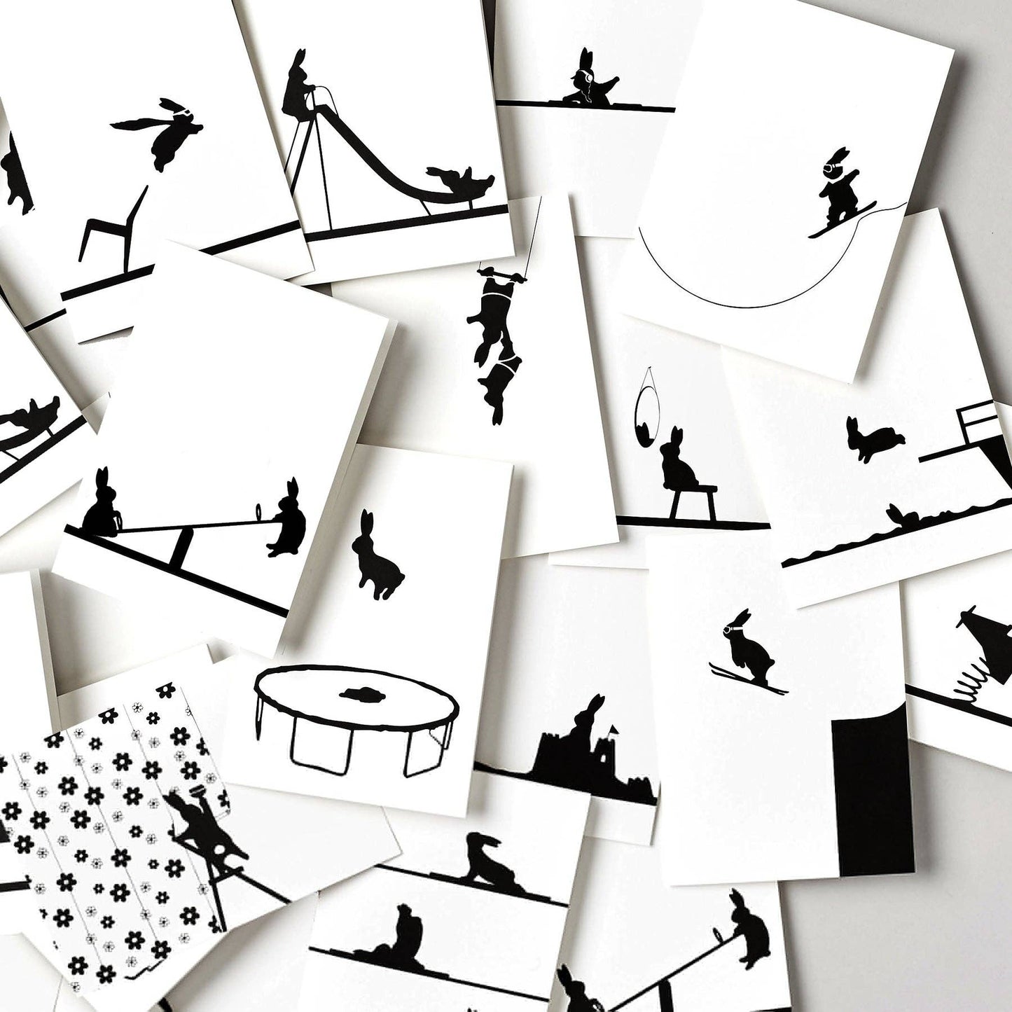Golfing Rabbit Card