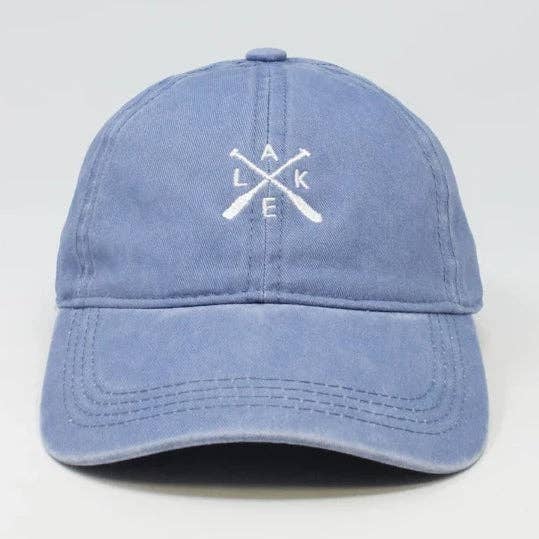 Vintage Washed Baseball cap "LAKE" Khaki