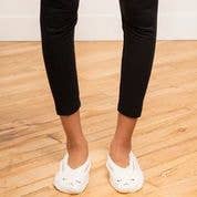 Bunny Slipper: "5-7"(S/M) / Cream