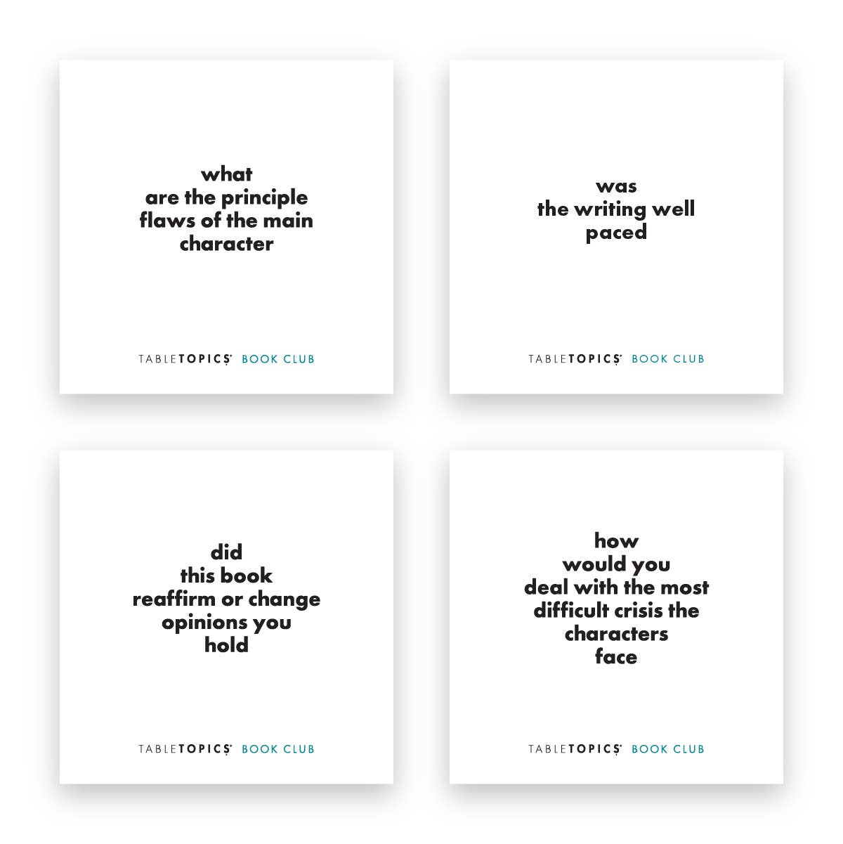 BOOK CLUB - Conversation Starters