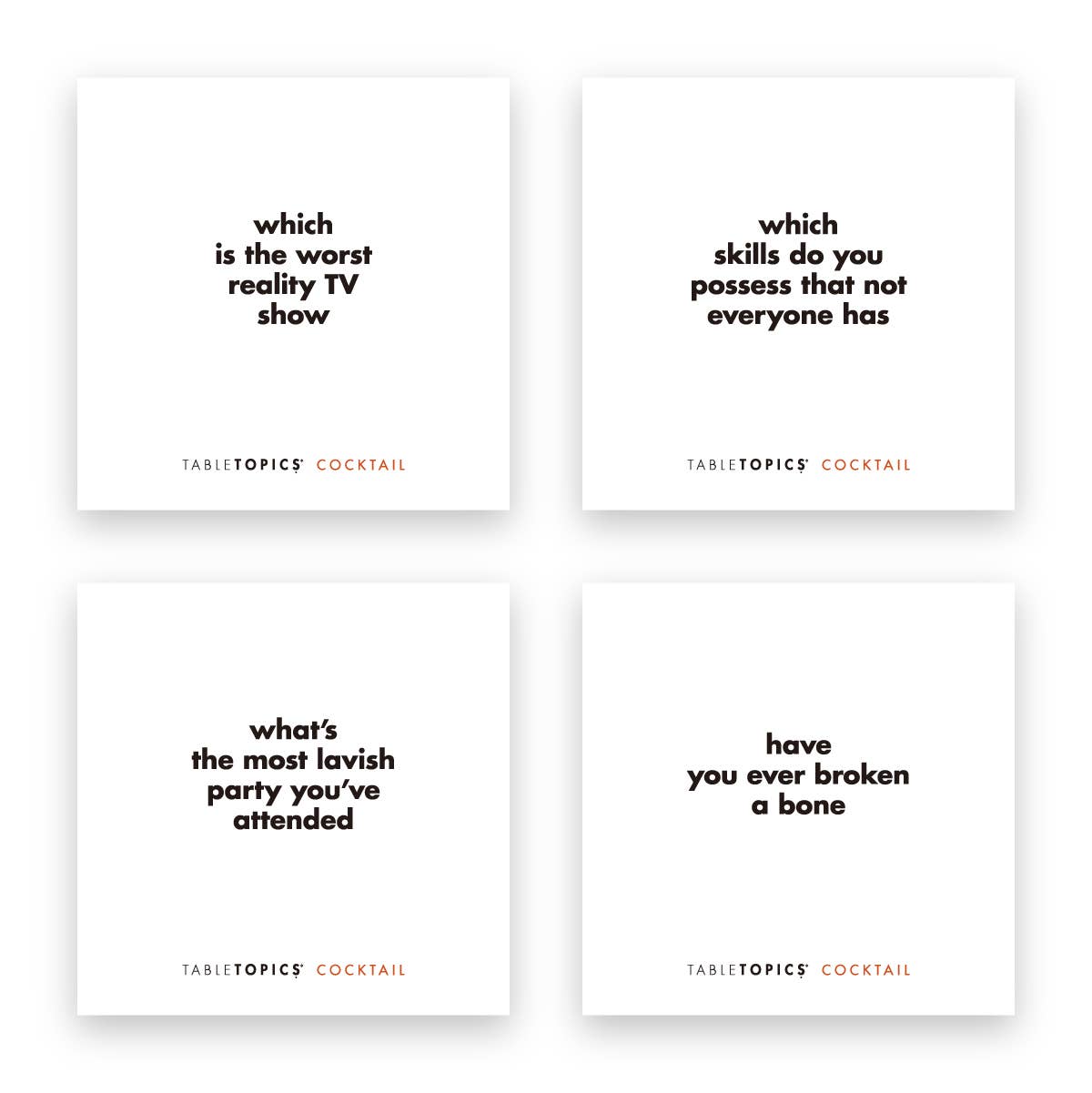 COCKTAIL - Conversation Starters