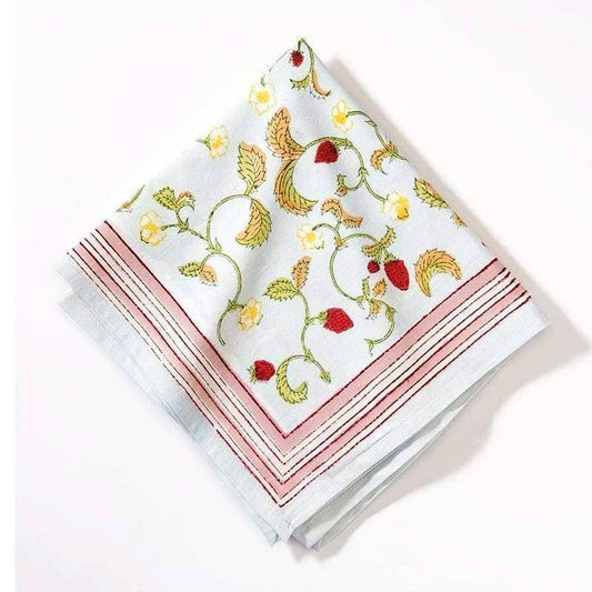 Strawberry Blue Napkins