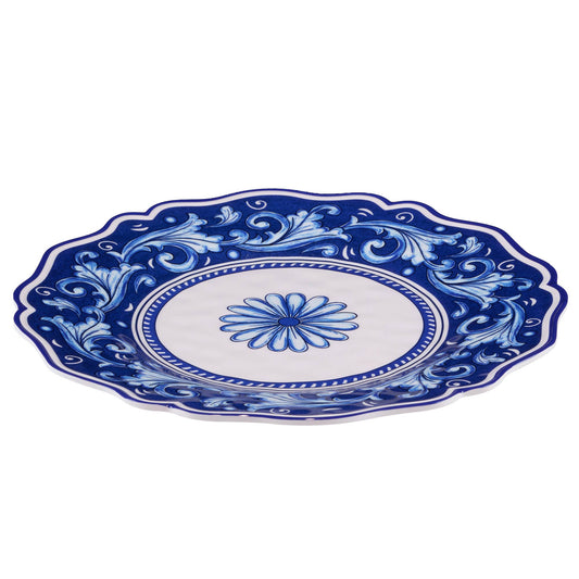 Veranda 100% Melamine Round Platter 14in