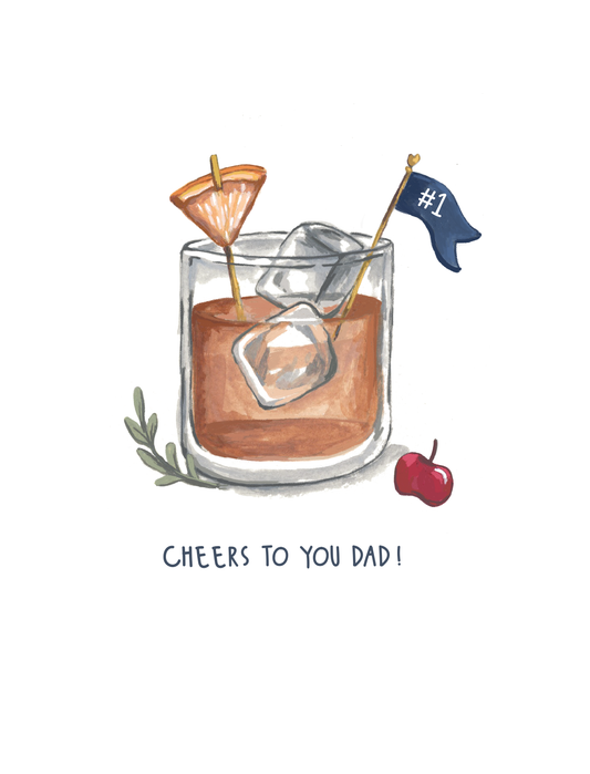 Father's Day Cheers Greeting card
