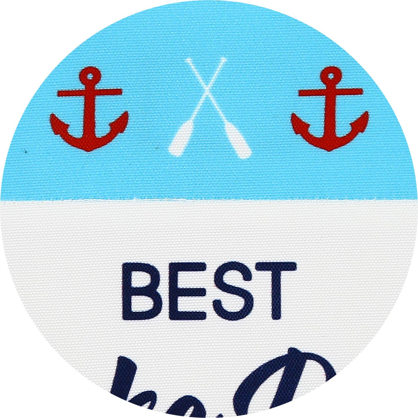 Lake Dog - 12" x 8" Canvas Slip on Pet Bandana: 12" x 8" Medium-Large