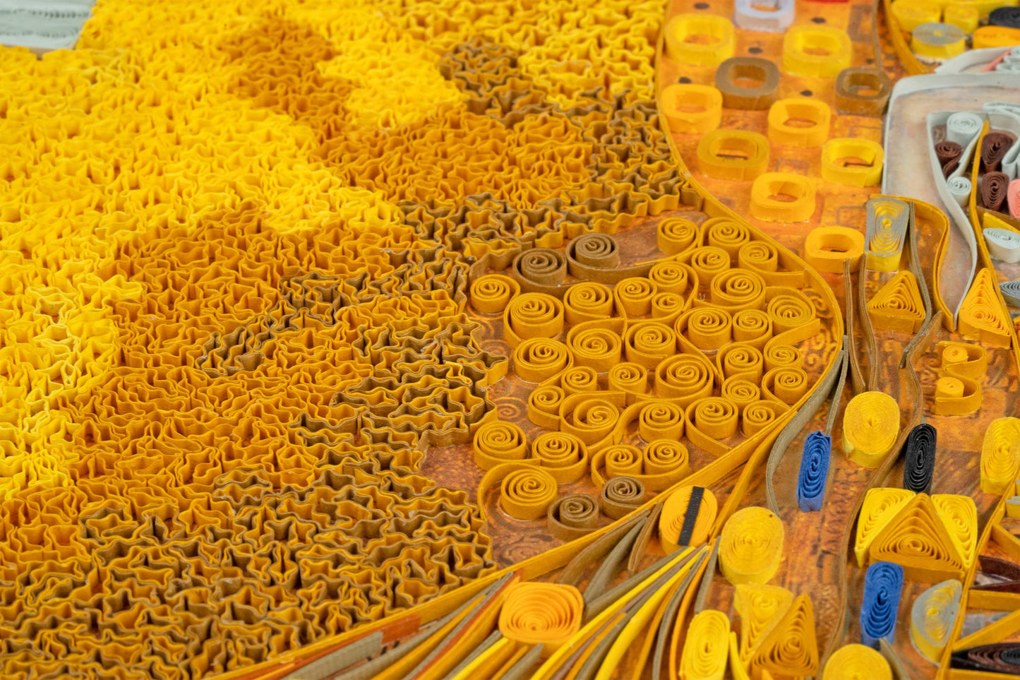 Quilled The Lady in Gold Art, Klimt (11in. X 11in.)