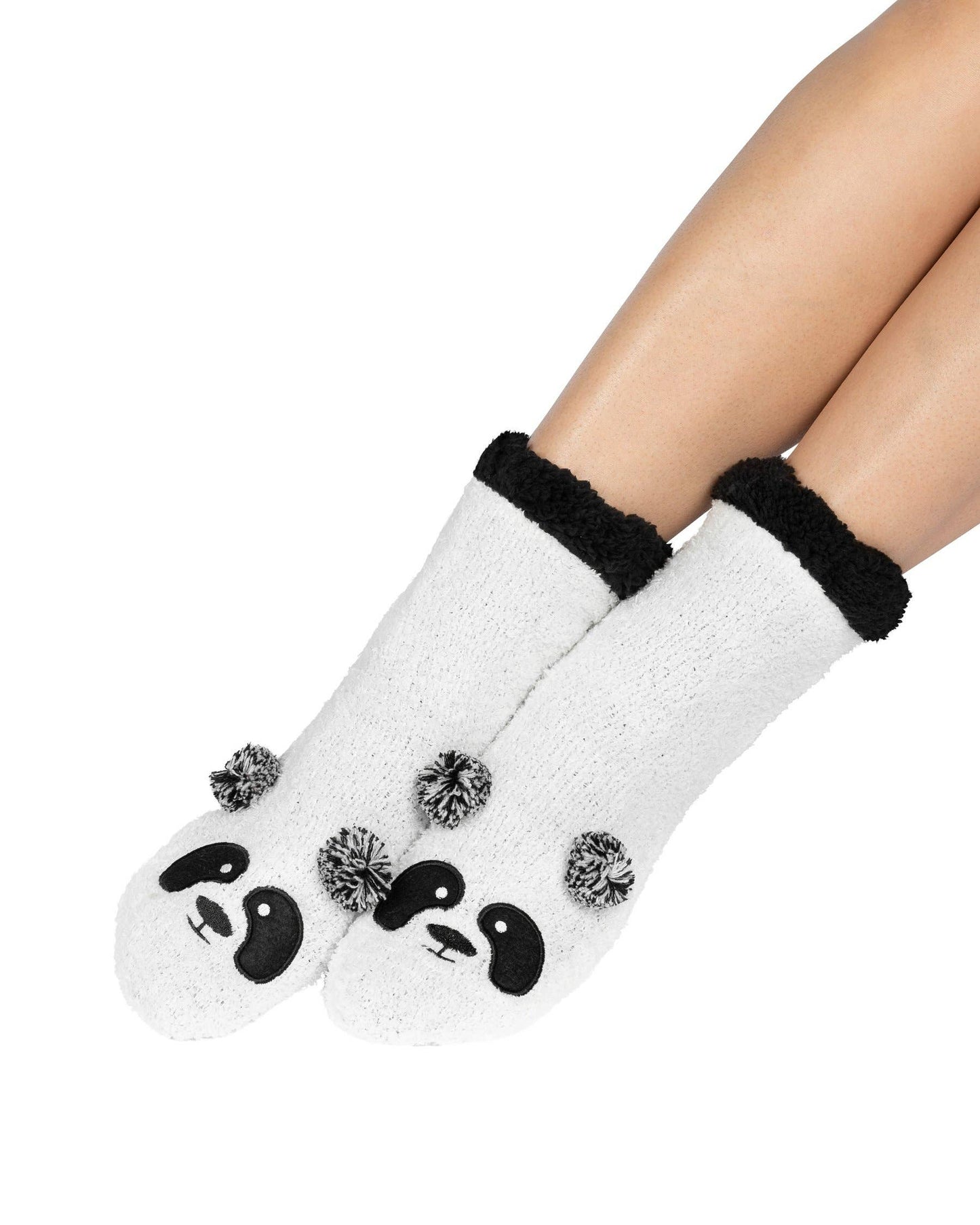 Marshmallow Critter Sock: Bear (Chestnut) / One Size