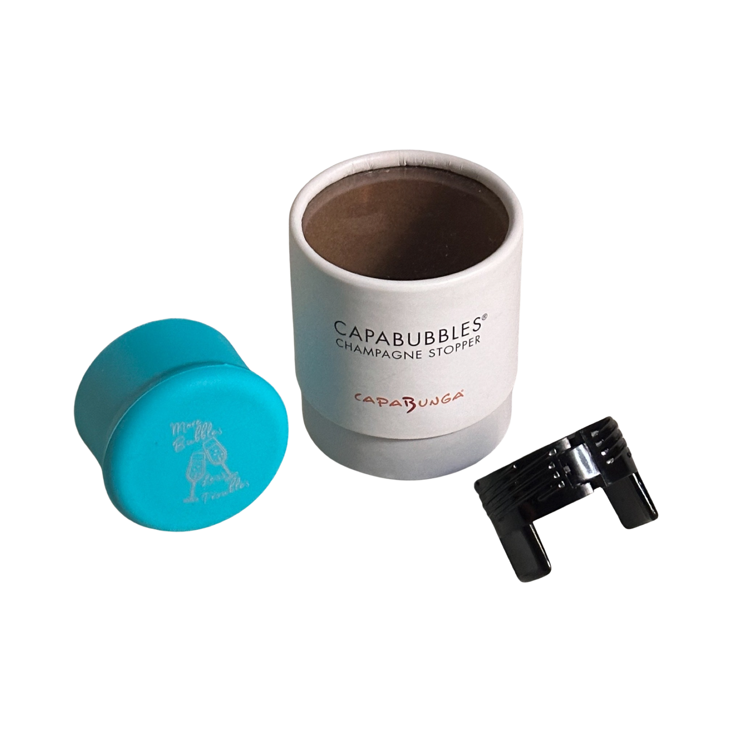 CapaBubbles More Bubbles Less Troubles  Champagne Stopper