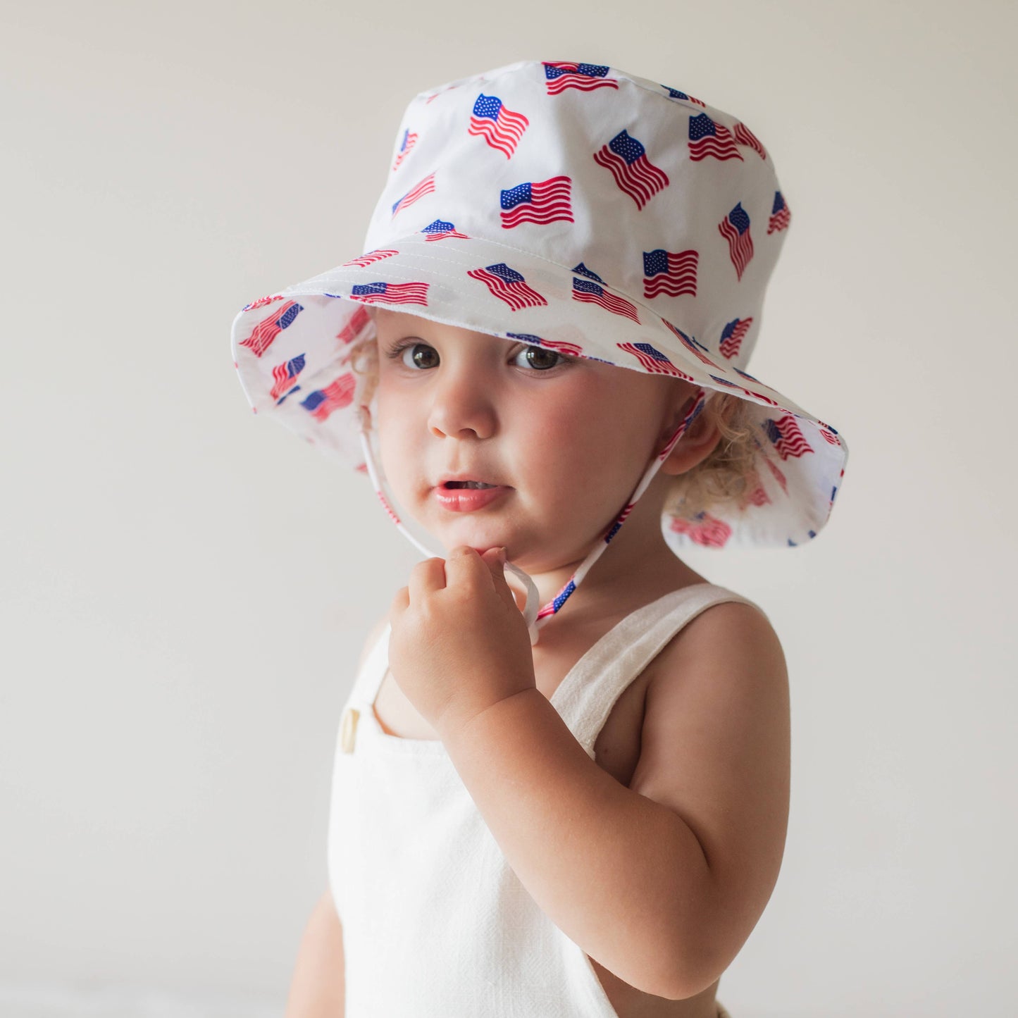 Liberty 4th of July Bucket Hat: 6-12 months