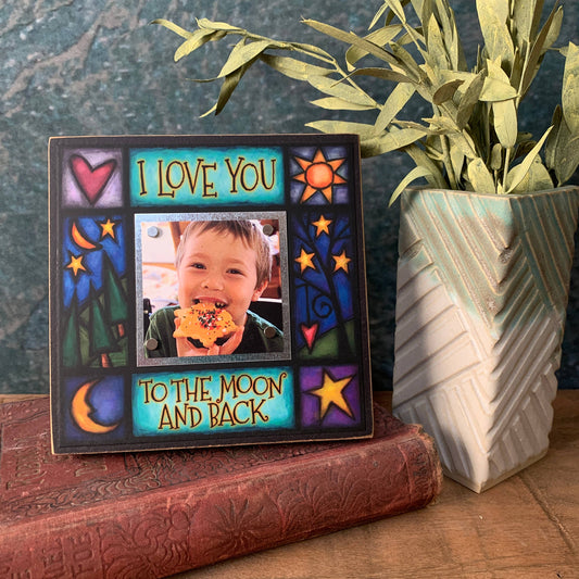 Moon and Back Picture Frame