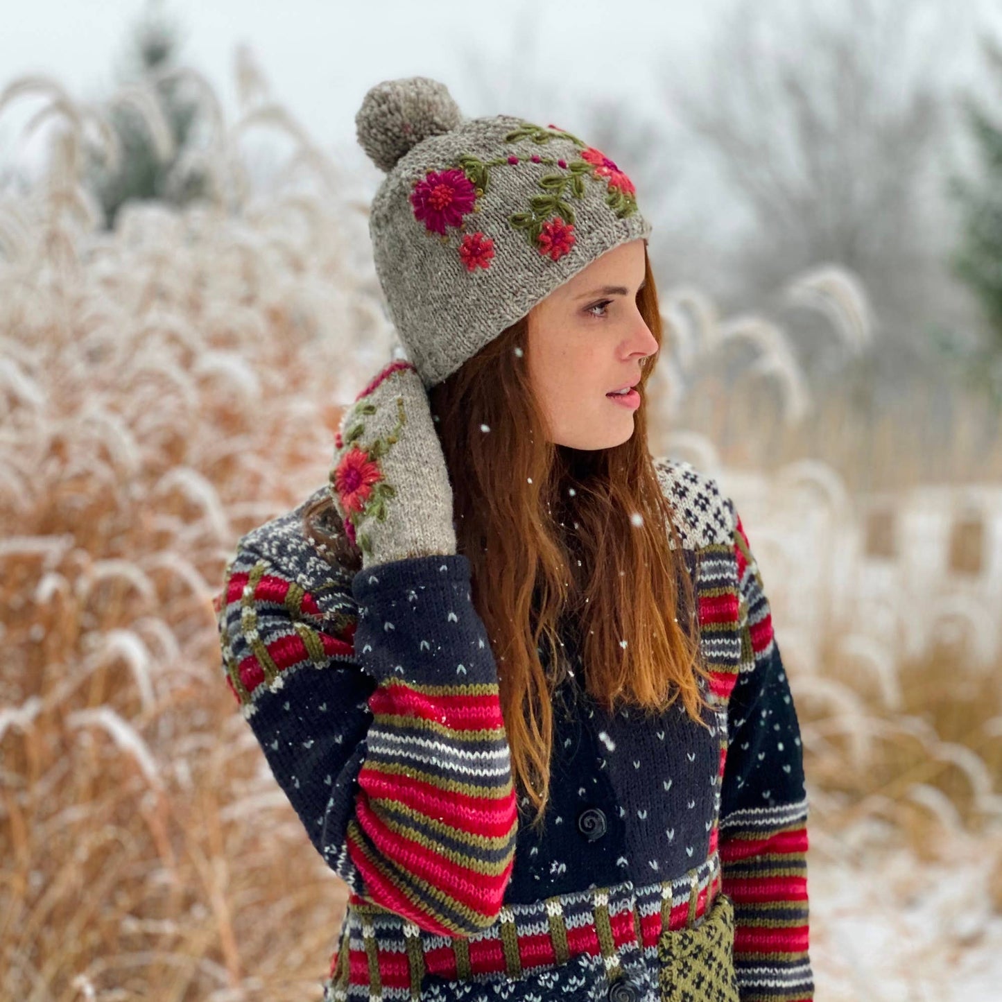 Olivia Beanie - Brown