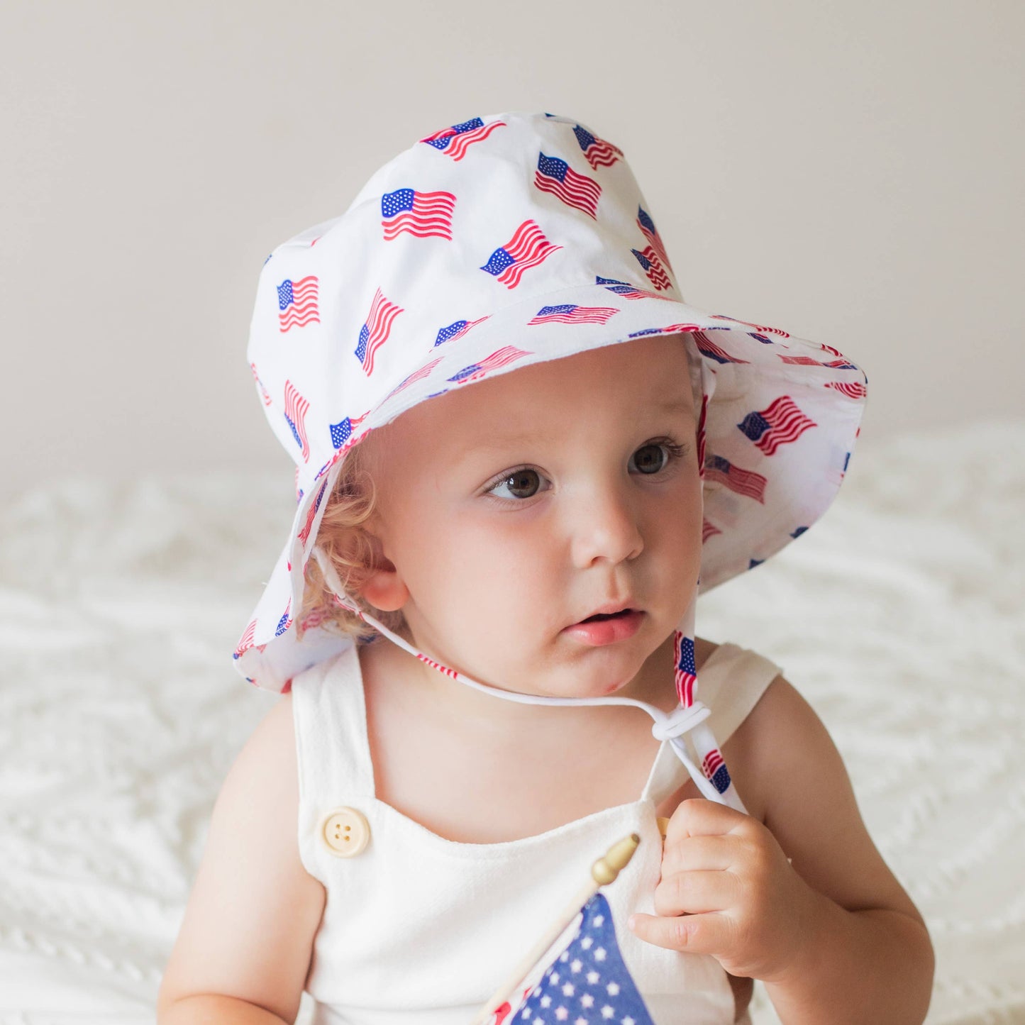 Liberty 4th of July Bucket Hat: 6-12 months