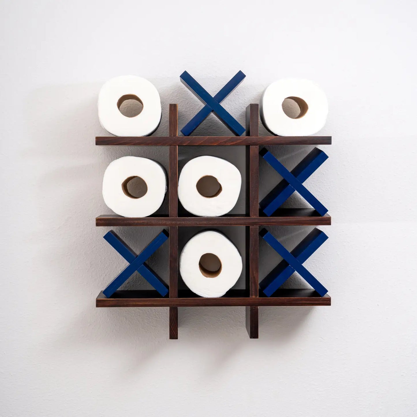 Tic Tac Toe Toilet Paper Holder