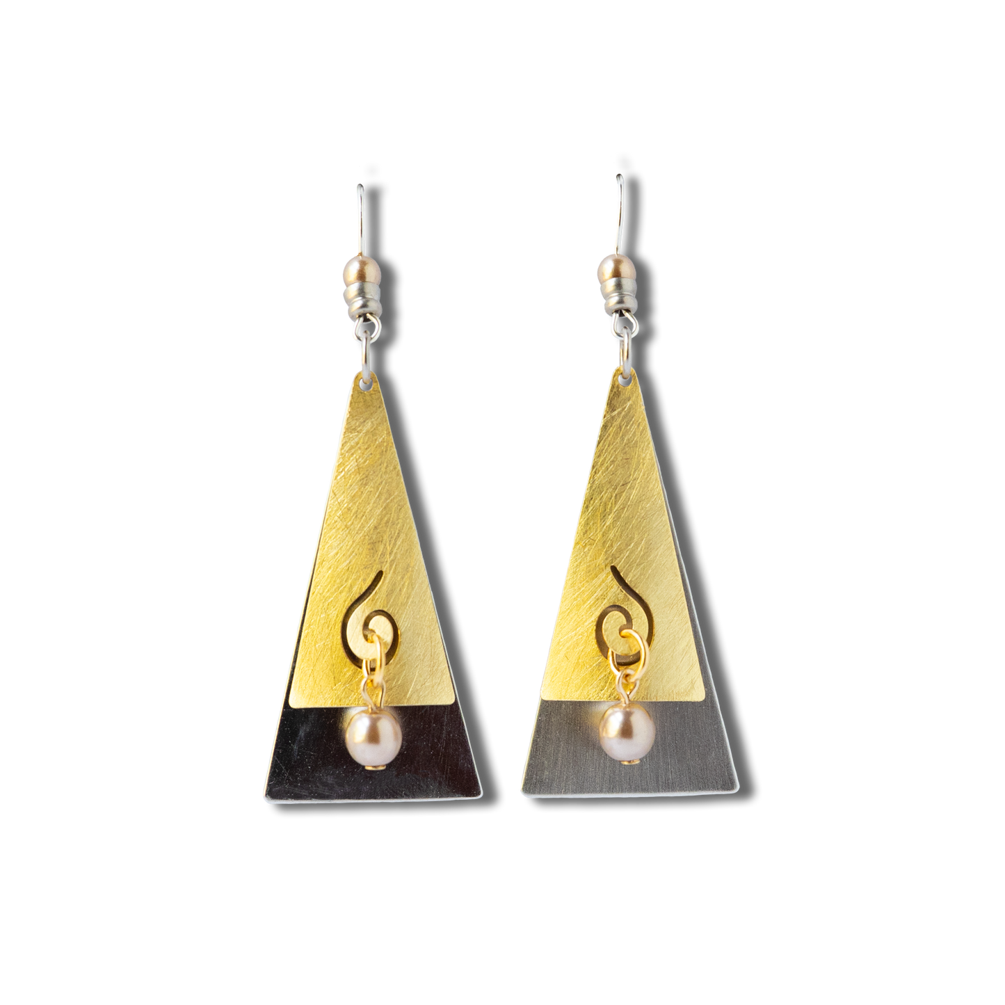 Steeple Tops: Pearl / Matte Gold / Fish Hook