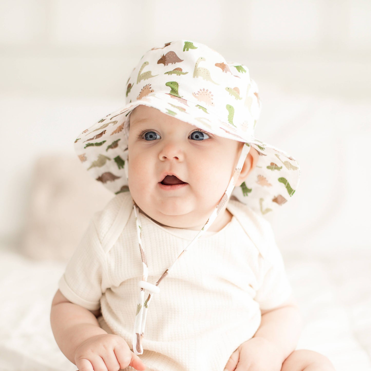 Dino Bucket Hat: 12-24 months
