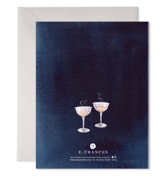 Flying Cork | Congrats Champagne Greeting Card