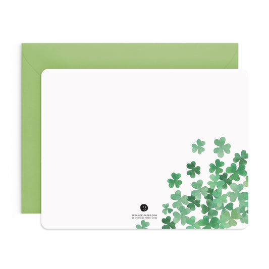 Shamrock Flat Notes – Boxed Set of 8 Notecards