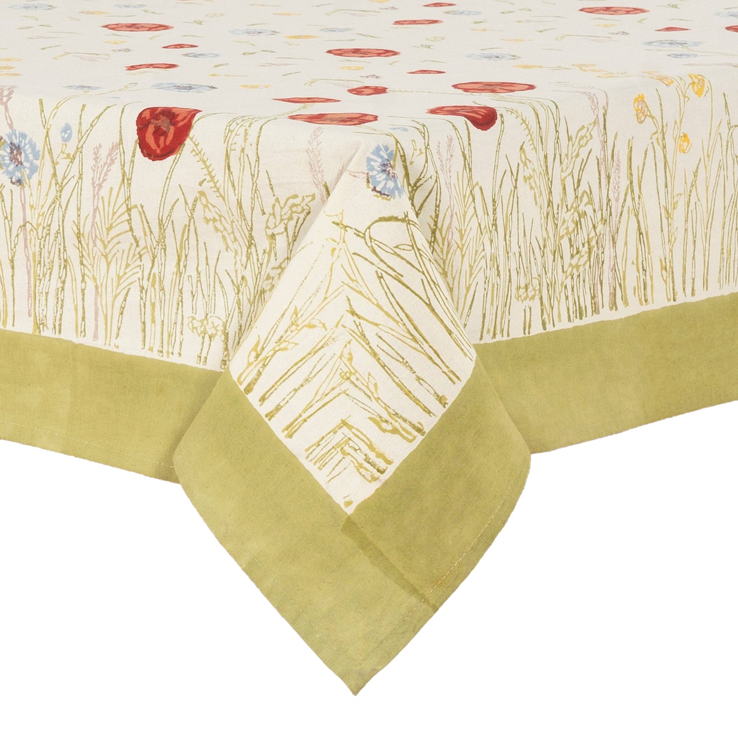 Springfields Multi | French Tablecloths: 59" x 59"