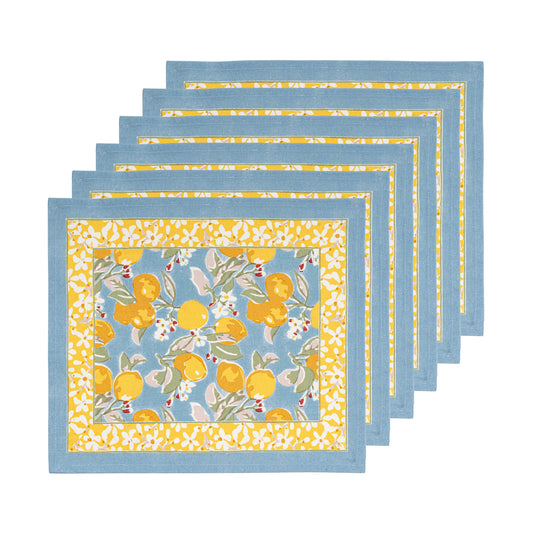 Citron Blue & Yellow Placemats 15x18