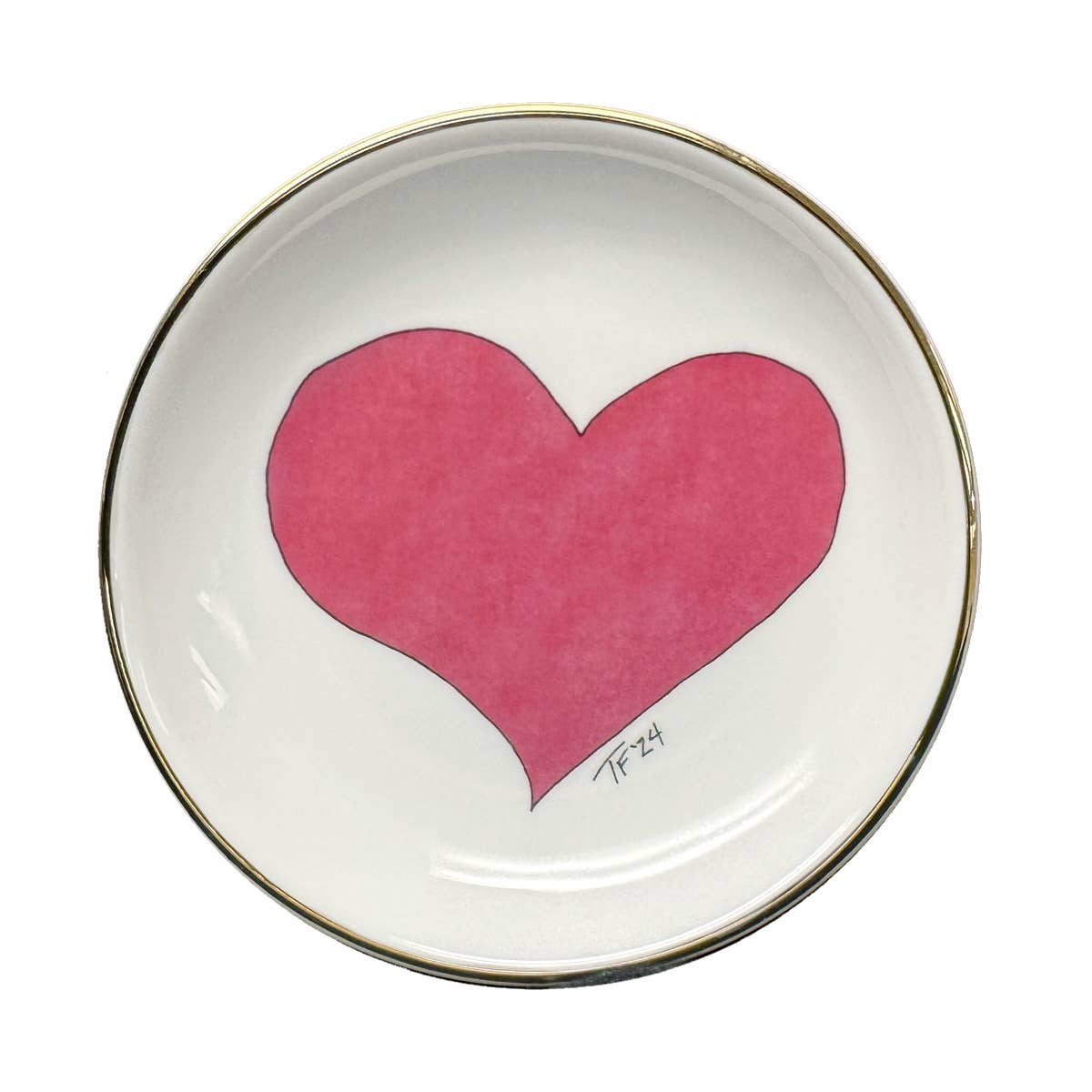 Simple Heart Ring Dish