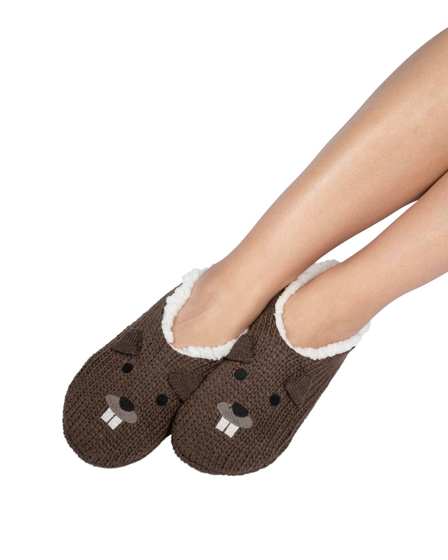 Plush Critter Ankle Slipper: Moose (Fungi) / S/M (5-7)