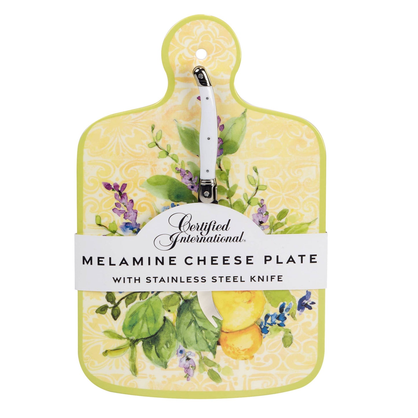 Lemon Zest Melamine Gift Cheese Board