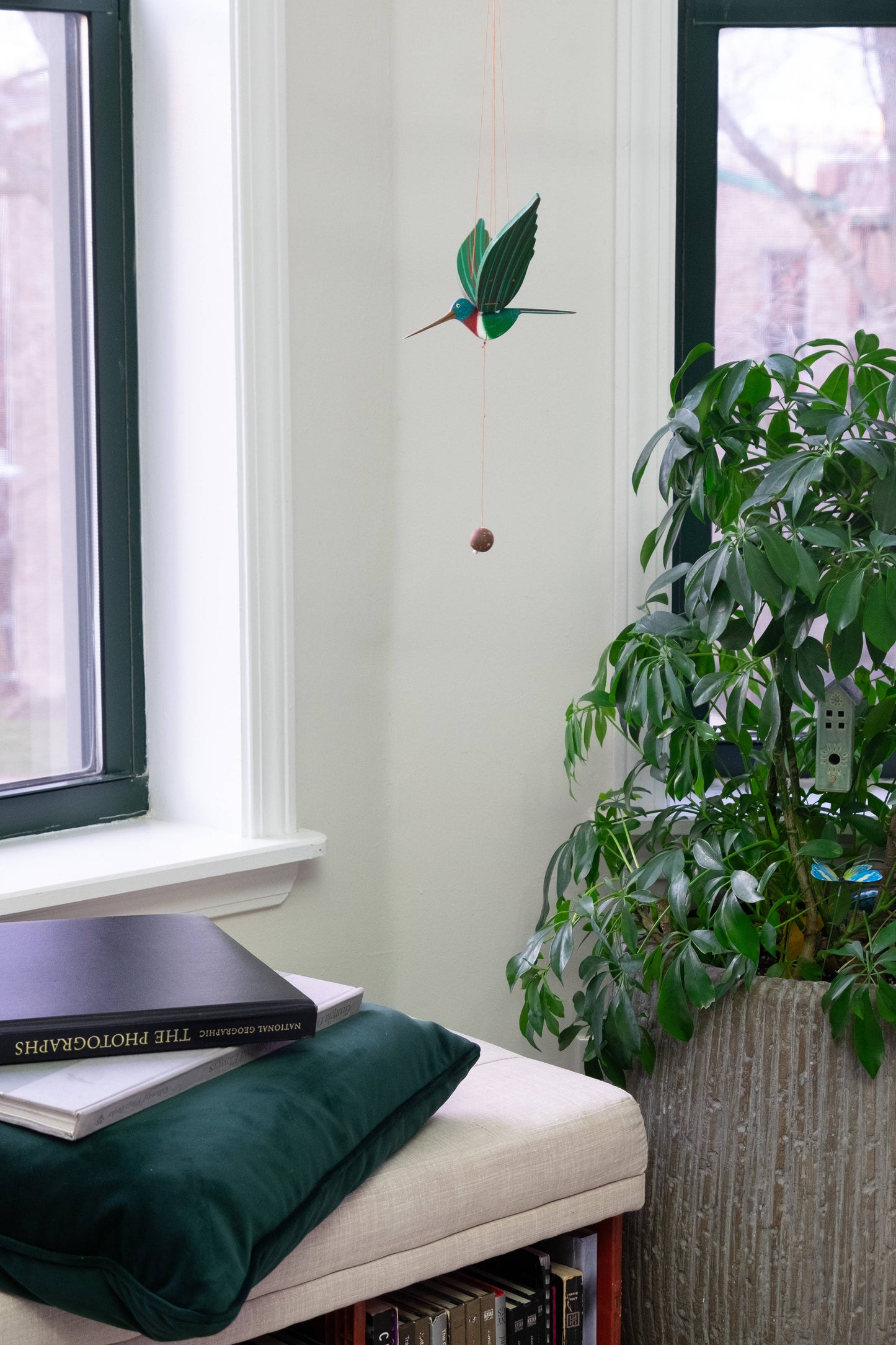 Hummingbird Flying Mobile - Green Ruby Throated
