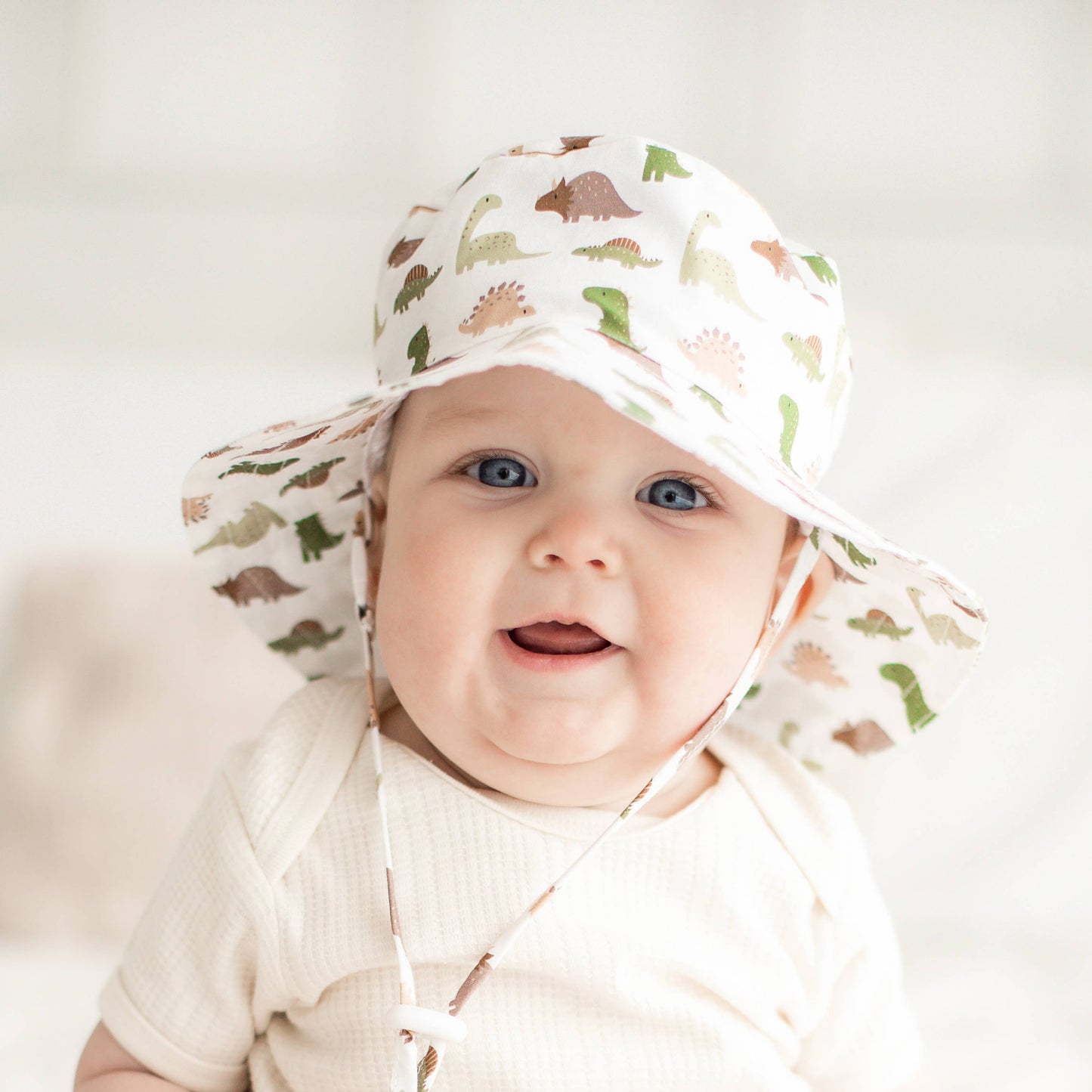 Dino Bucket Hat: 12-24 months